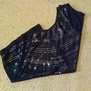 18/20 Black sequined tank